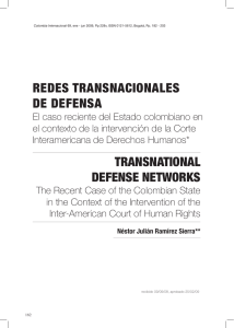 TRANSNATIONAL DEFENSE NETWORKS REDES