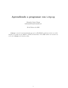 Aprendiendo a programar con Libpcap - e