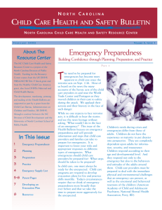 Emergency Preparedness, Part 1—February 2002