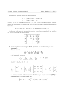 Ejemplo Teórico: Estimación MC2E Marta Regúlez (UPV/EHU