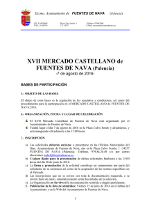 XV MERCADO CASTELLANO de FUENTES DE NAVA (Palencia)