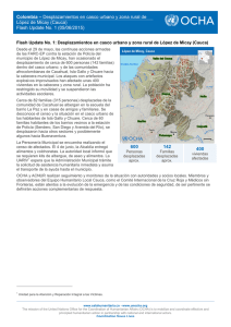 Lea el informe de desplazamiento en López de Micay