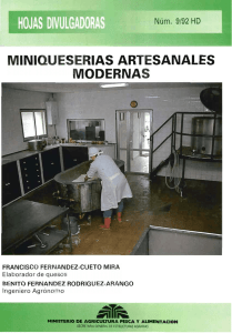 MINIQUESERIAS ARTESANALES MODERNAS