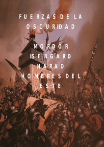 Ejércitos de la Oscuridad: Mordor, Isengard, Harad, Hombres del Este