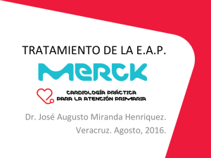 Tratamiento enfermedad arterial periférica Merck