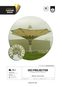 u53 projector - Designplan Lighting