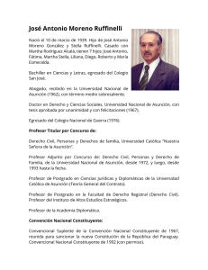 José Antonio Moreno Ruffinelli - Ministerio de Relaciones Exteriores