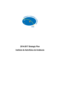 2014-2017 Strategic Plan Instituto de Astrofísica de