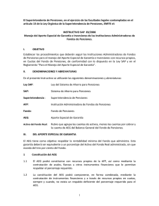 SAP 03-2006 Manejo del aporte especial de Garantía e Inversiones