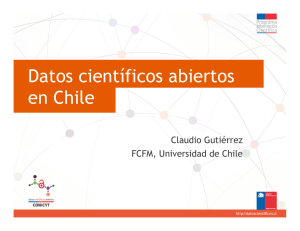 Datos científicos abiertos en Chile