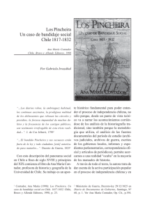 Los Pincheira Un caso de bandidaje social Chile 1817-1832