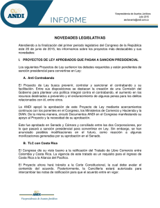 Legislativo-Informe Fin de Legislatura - Julio 2015