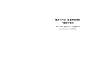 principios de realismo periférico - Argentina-rree