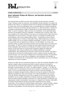 José Antonio Primo de Rivera: mi fascista favorito