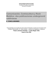 Comunicación, Contracultura y Rock Metálico: dos publicaciones