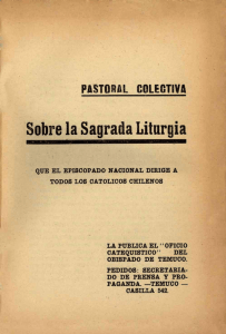 Sobre la Sagrada Liturgia - Biblioteca del Congreso Nacional de Chile