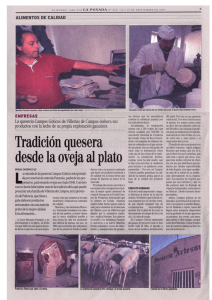 Tradición quesera desde la oveja al plato