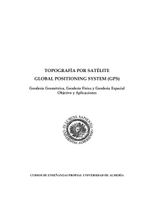 topografía por satélite global positioning system (gps)