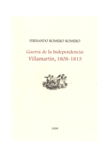 Guerra de Independencia Villamartín (1808
