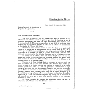 Oficina de Colonización y distribución de tierras
