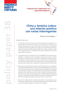 China y América Latina : una relación positiva con varias interrogantes