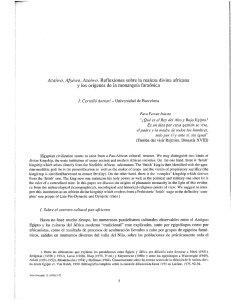 Page 1 zaiwo, Afyewo, Asoiwo. Reflexiones sobre la realeza divina