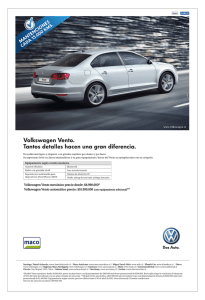 Volkswagen Vento. Tantos detalles hacen una gran