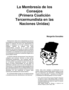 Primera coalición tercermundista en las naciones unidas