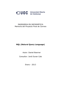 NQL, Natural Query Language