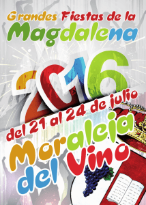 Programa Fiestas Magdalena 2016 - Ayuntamiento de Moraleja del