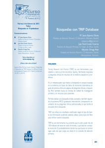 Búsquedas con TRIP Database - Asociación Española de Pediatría