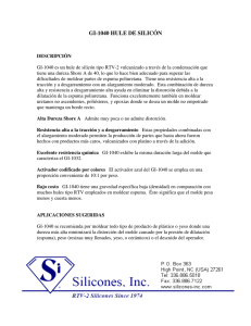 GI1040 spec sheet Spanish