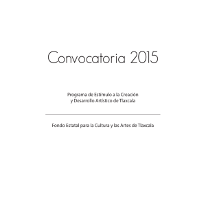 Convocatoria 2015 - Instituto Tlaxcalteca de la Cultura