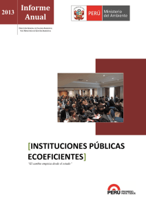 instituciones públicas ecoeficientes