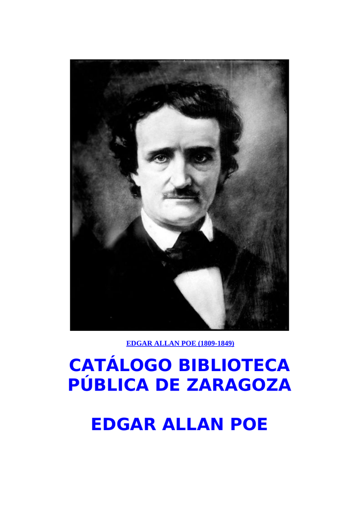 Poe by Peter Ackroyd Poe by Peter Ackroyd