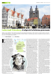 Lutherstadt Wittenberg,el origen de la Reforma