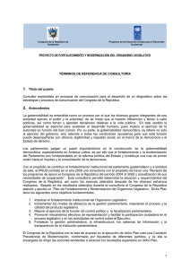 Consultor especialista en procesos de comunicación para el