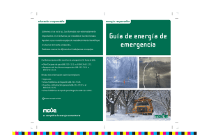 Guía de energía de emergencia
