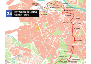 línea 34 : estación delicias