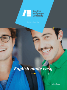 our Brochure - English Language Company
