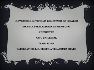Roma - Universidad Autónoma del Estado de Hidalgo