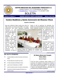 Boletín CMBT, Abril 2004 - buddhismo theravada hispano