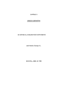 Page 1 CAPTULO VERSION DEFINITIVA DE KEYNES AL ANALSS