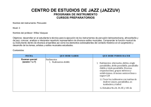 Descargar Programa - Centro de Estudios de Jazz