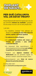 Flyer Parlant de Salut... - Assemblea Nacional Catalana
