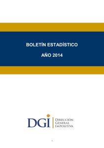 Boletín Estadístico - Año 2014