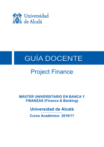 Project Finance - Universidad de Alcalá