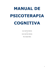 manual de psicoterapia cognitiva