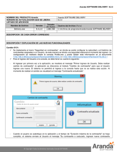 aranda actualizaciones