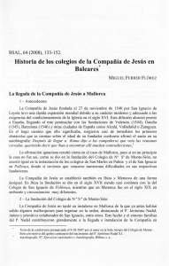 Historia de los colegios de la Compañía de Jesús en Baleares